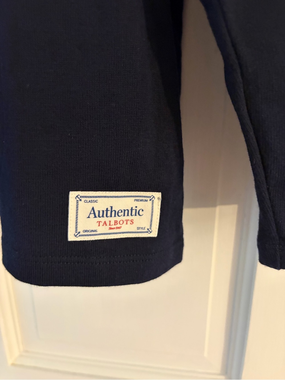 Talbots Navy Long-Sleeve 'Bon Voyage' Embroidered Tee - Picture 3 of 3